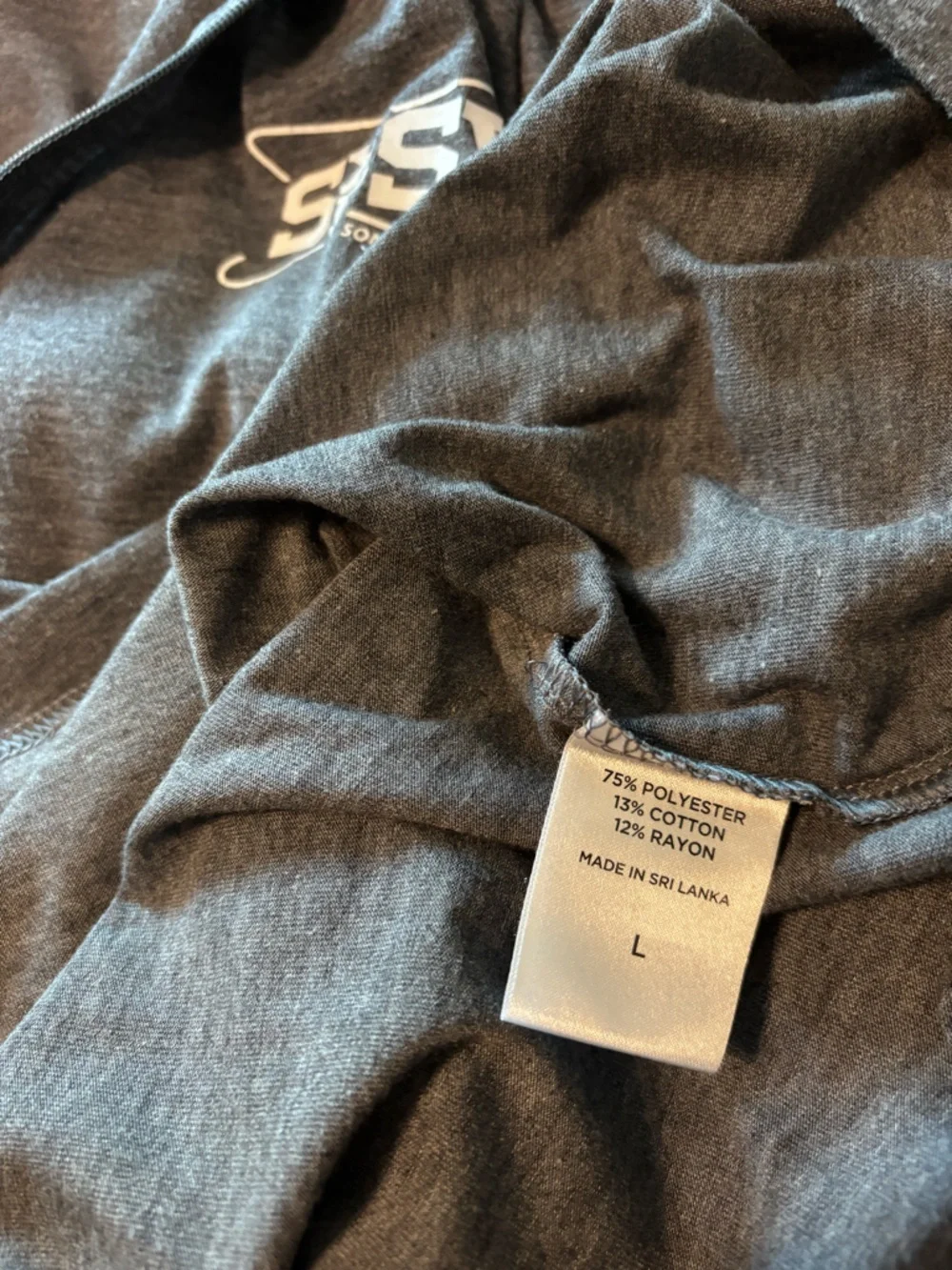 Sonic Drive In Sport-Tek Men's Dark Gray Half-Zip Pullover with White Logo - Picture 6 of 6